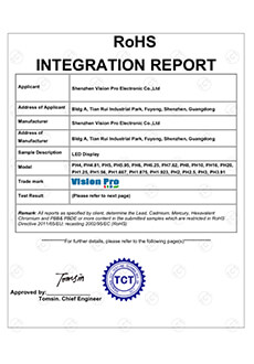 RoHS Integration Report
