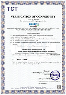 TCT Verification of Conformity