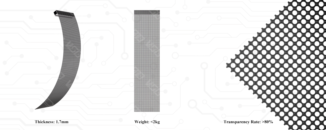 Ultra Thin & Extremely High Transparency