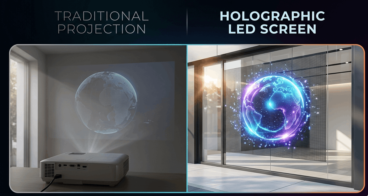 holographic led display