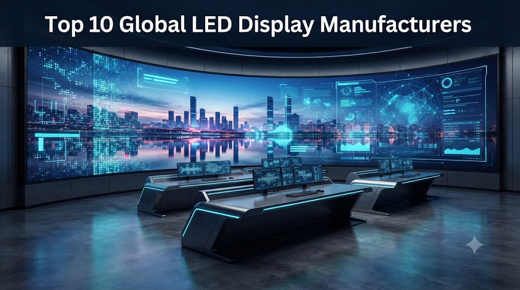 Top 10 LED Screen Manufacturers in the World (2026 Update)