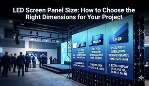 LED Screen Panel Size: How to Choose the Right Dimensions for Your Project